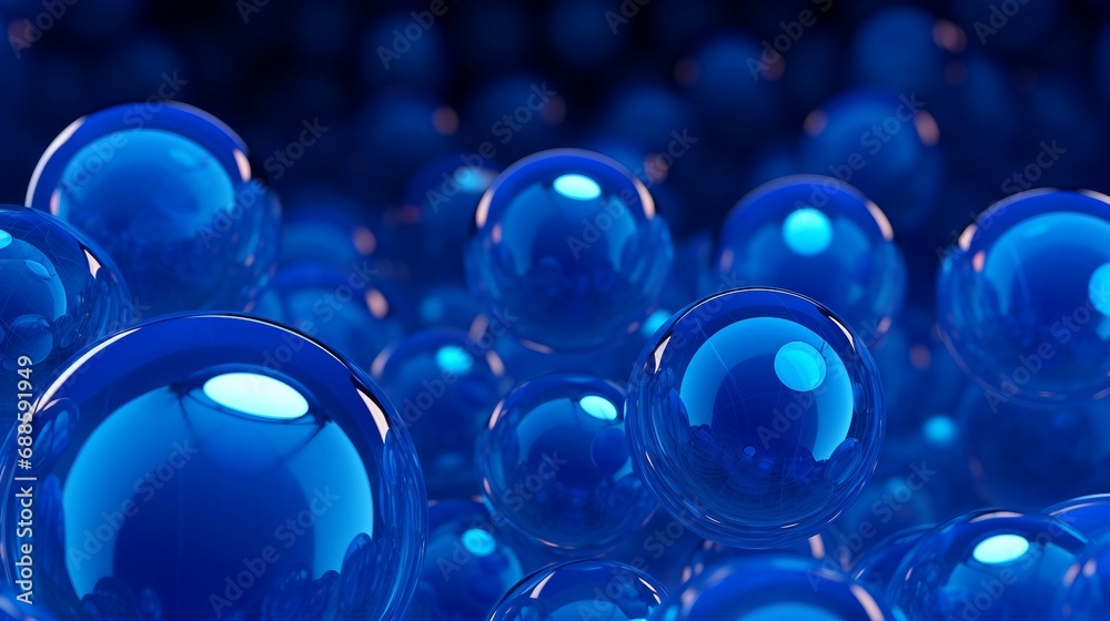 Blue Spheres Wallpaper Edition