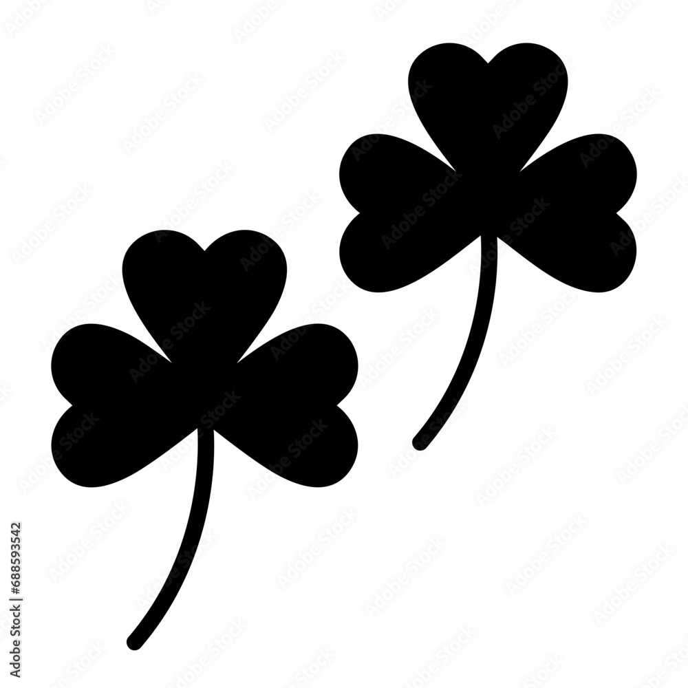 clover glyph icon clover glyph icon
