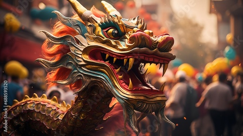 Colorful Dragon Dance