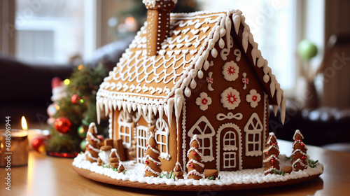 Cute gingerbread house