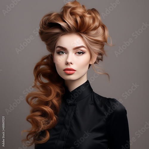 best woman hairstyle 2023, portrait fotography, high quality
