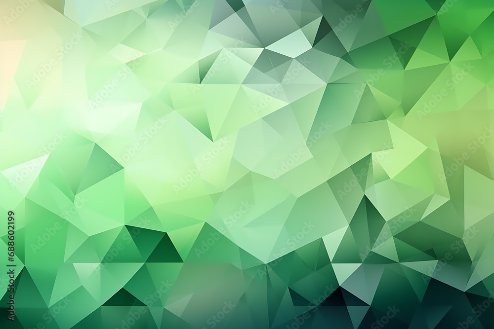 Fototapeta premium Light green Yellow abstract pattern with colorful geometric shapes