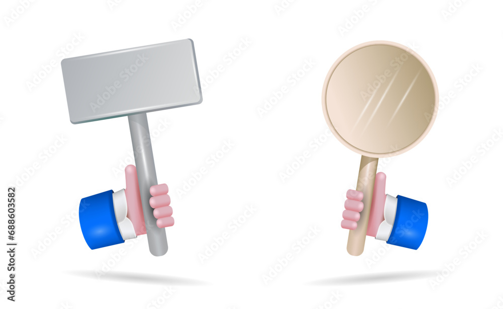 A hand holds an empty banner layout on a wooden stick.
A man with a signal poster. Protesting people on a picket strike. A hand holds an empty banner layout on a wooden stick.
A man with a signal poster. Protesting people on a picket strike.