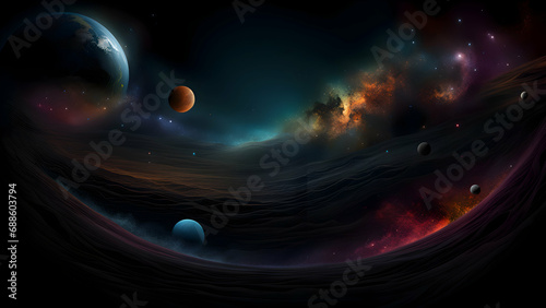 background with space