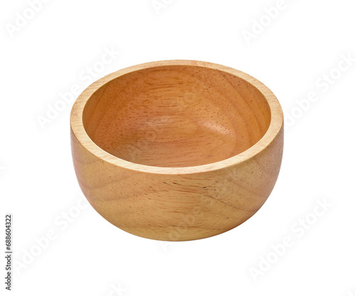 Empty wooden bowl transparent png