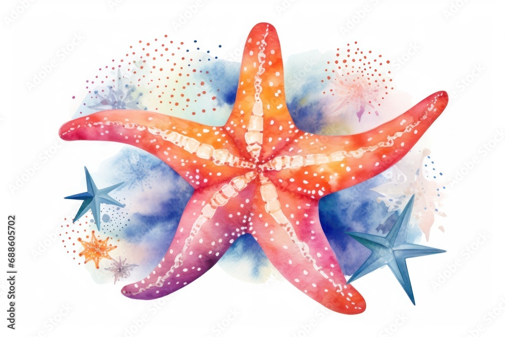 Under the sea colorful illustration, generative ai Under the sea colorful illustration, generative ai