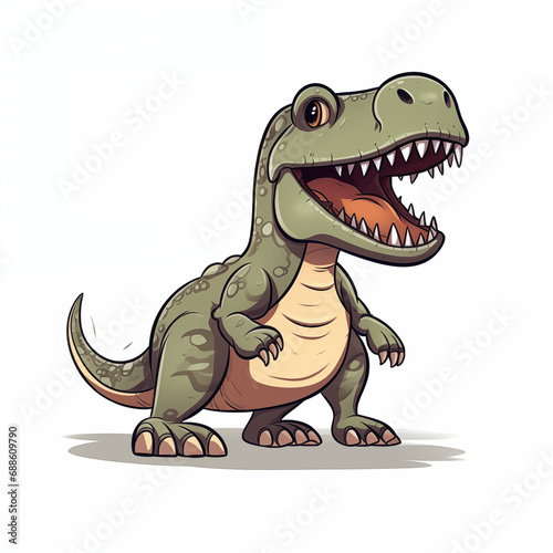 tyrannosaurus rex dinosaur vector © Touseef