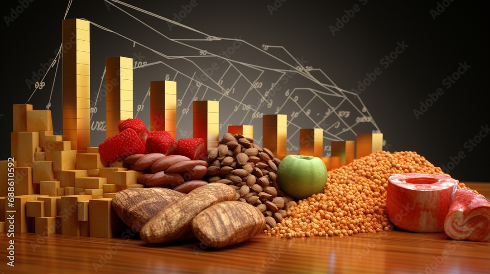 Food and grocery prices are rising. rising supermarket grocery prices as an inflation financial crisis. Food and grocery prices are rising. rising supermarket grocery prices as an inflation financial crisis.