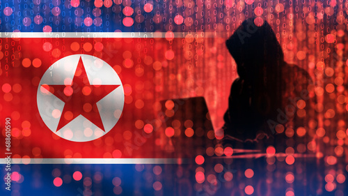 Hacker from North Korea. Fl...