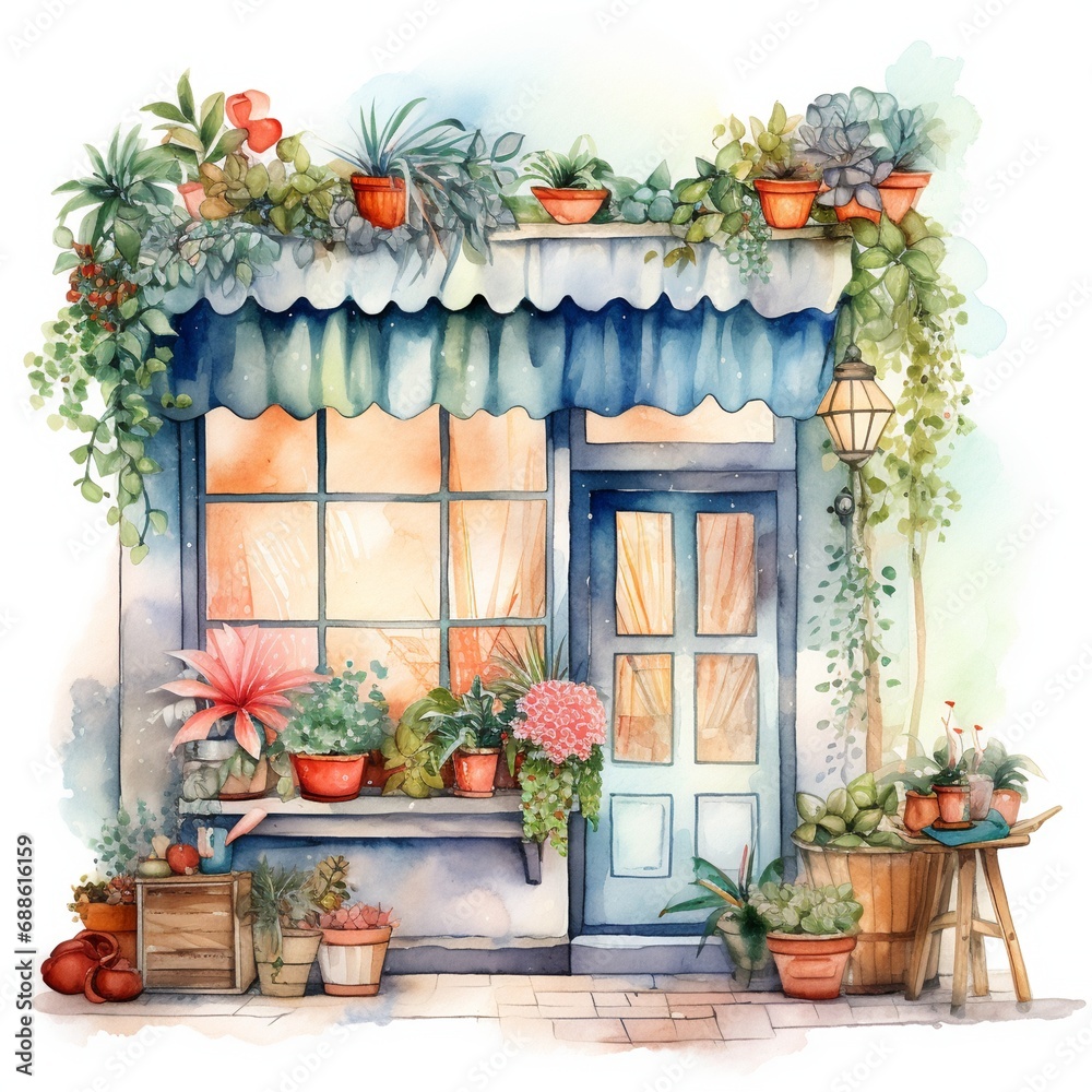 Naklejka premium Christmas shopping interior pictures