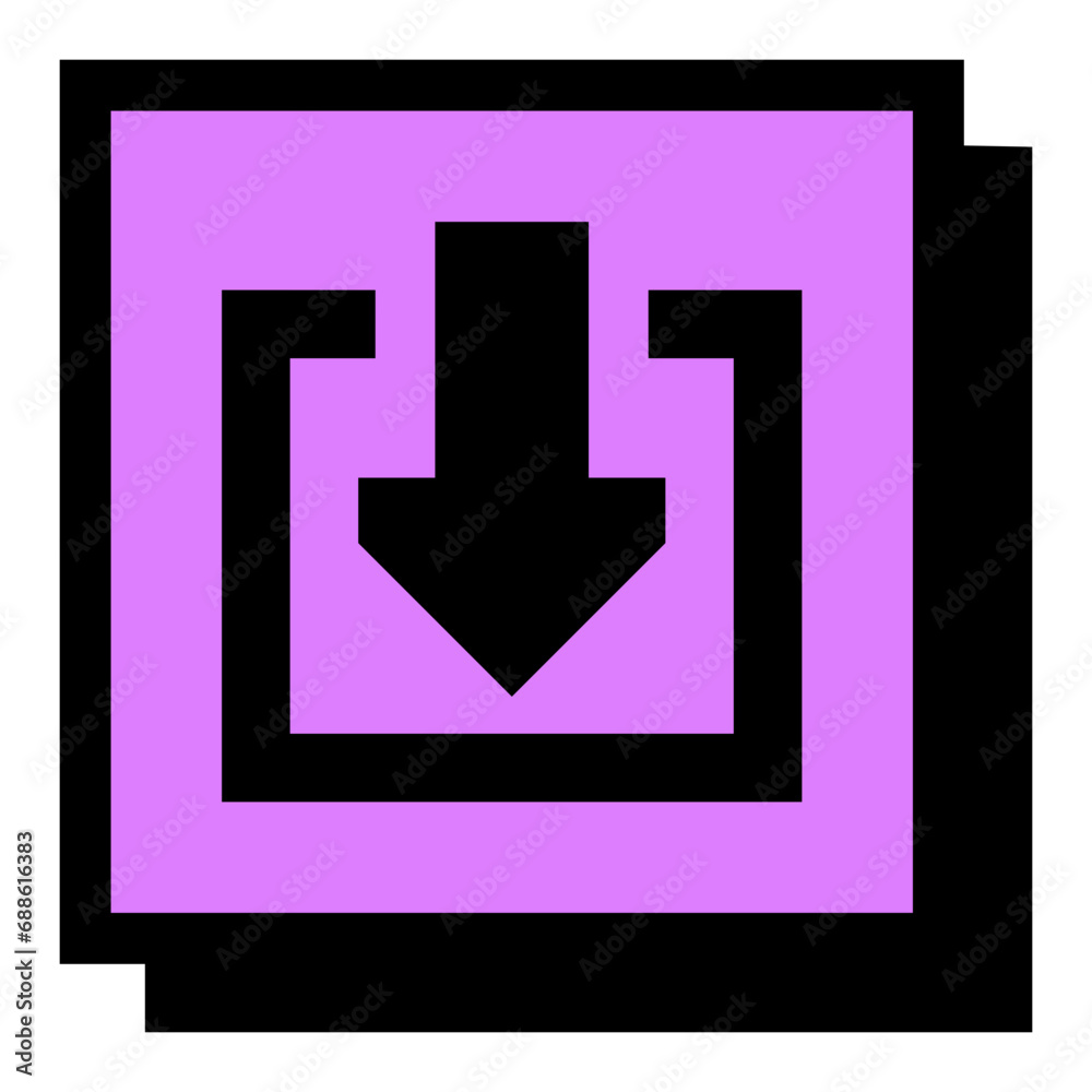 Download Essential Interface Icon on Neo Brutalism Style Download Essential Interface Icon on Neo Brutalism Style