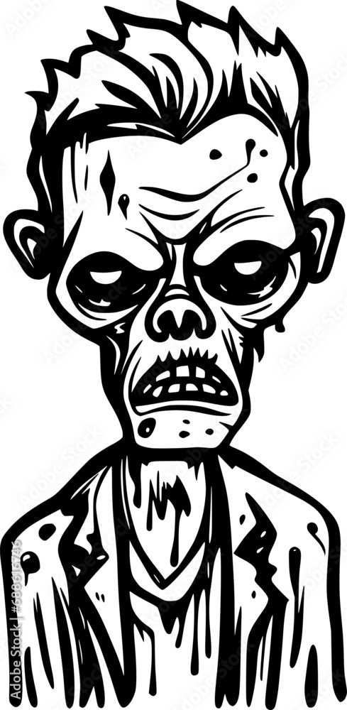 Fototapeta premium zombie cartoon