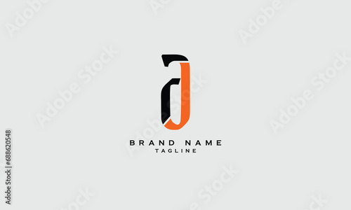 AFJ, AJF, FAJ, FJA, JFA, JAF, Abstract initial monogram letter alphabet logo design photo