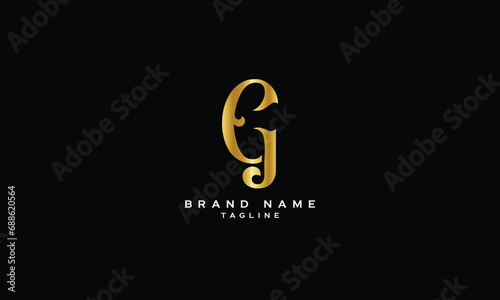 EGJ, EJG, GEJ, GJE, JGE, JEG, EJ, JE, Abstract initial monogram letter alphabet logo design photo