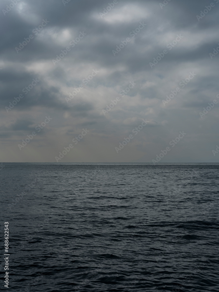 sea waves and sky background