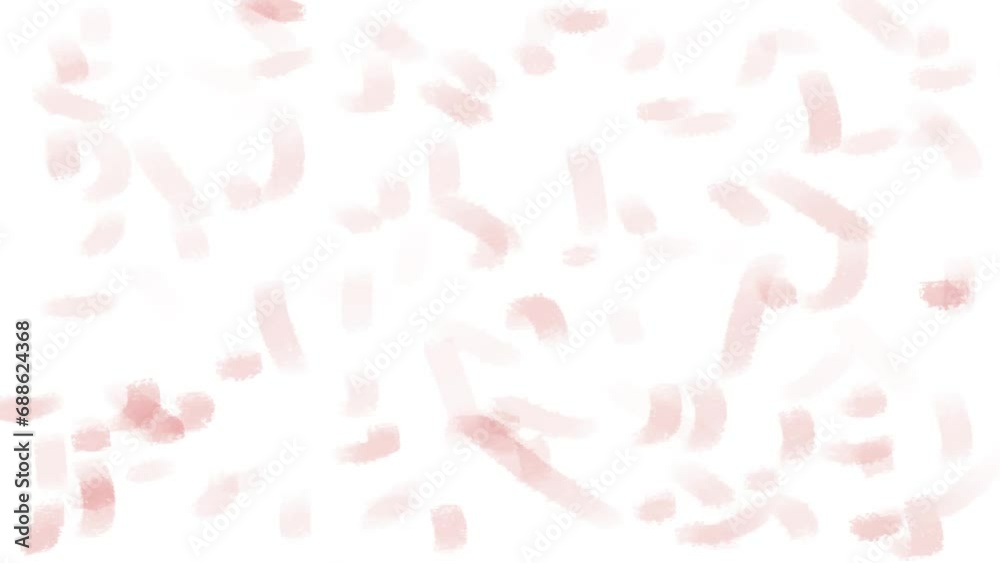 Lots of colorful strokes flicker across the screen, creating a cute holiday background.