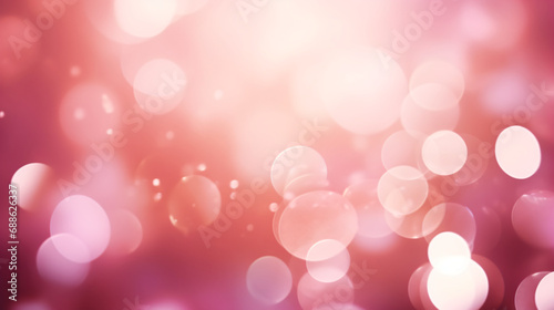 Abstract circle bokeh background. pink color tone concept