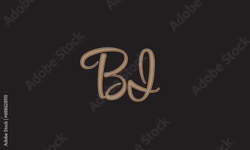 BI, IB, I, B Abstract Letters Logo Monogram	