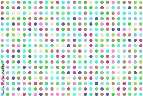 seamless pattern with color dots