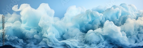 Blue Clouds Ink Liquid , Banner Image For Website, Background, Desktop Wallpaper