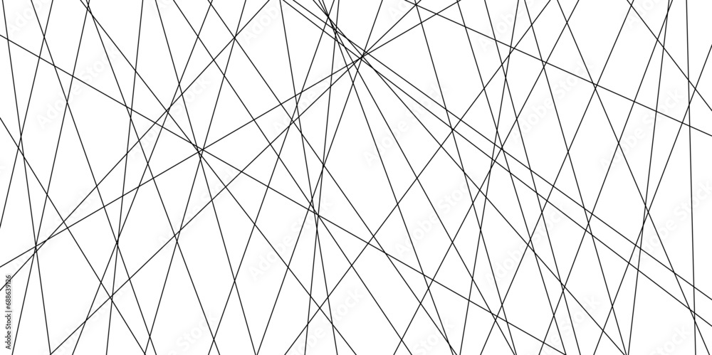 Abstract line background. abstract black lines with white background creative and geometric shape with white luxury pattern and paper texture design in illustration with black line background.