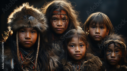 Indigenous children together.