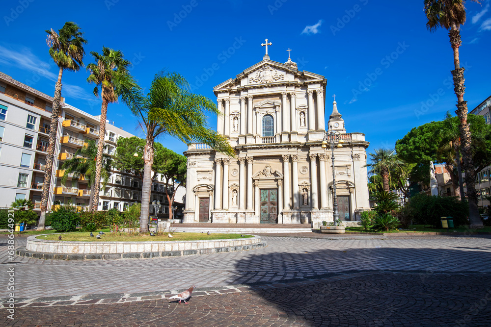 Basilica of St. Sebastian, Barcellona Pozzo di Gotto, Sicily, Italy