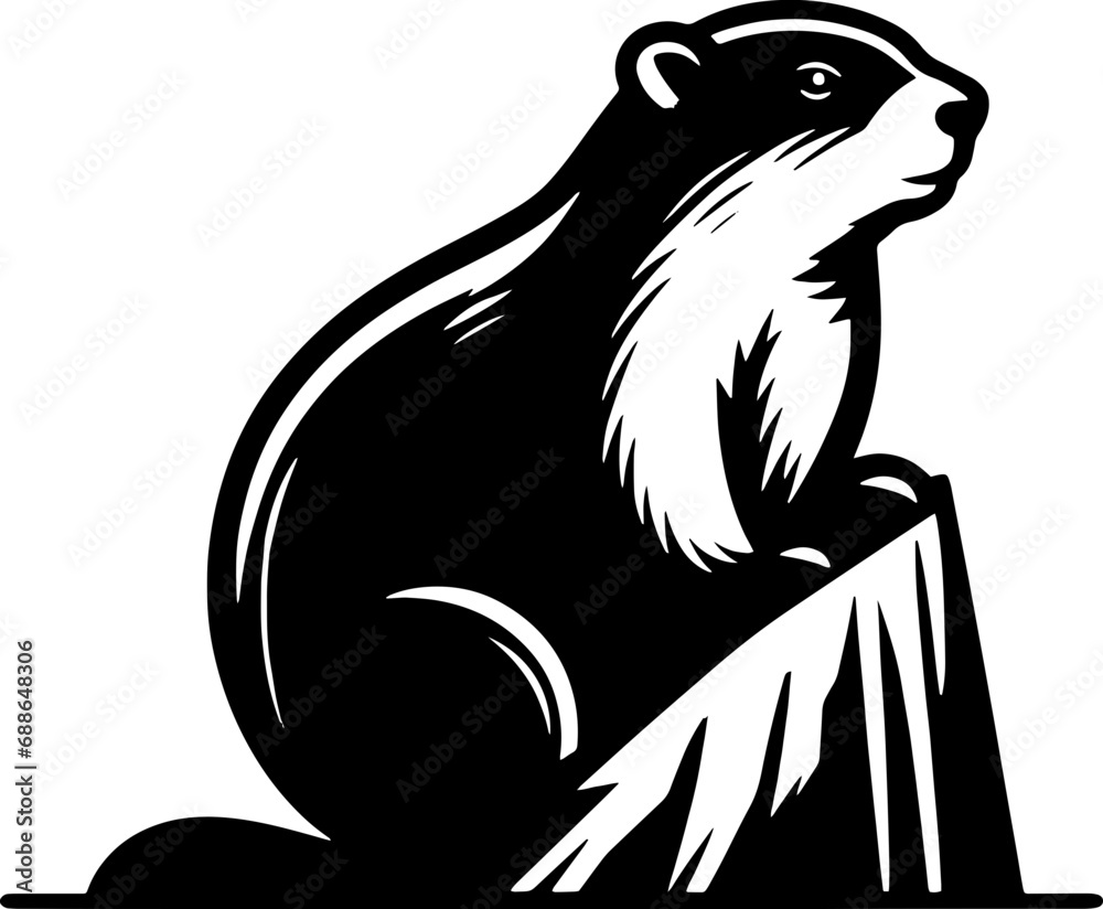 Obraz premium Olympic Marmot icon