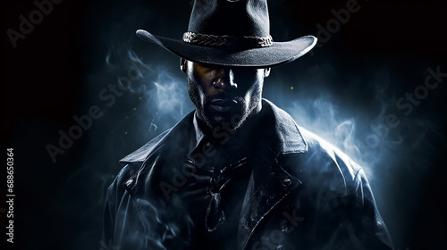 Black cowboy photo