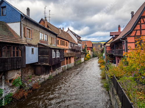 Beautiful city of Kayserberg in Alsace, France