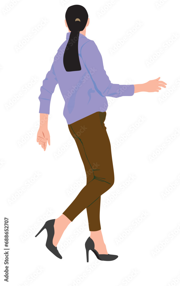 Business woman. Businesswomen wearing smart formal outfit. elegant female characters . Vector realistic illustration isolated on white background. Business woman. Businesswomen wearing smart formal outfit. elegant female characters . Vector realistic illustration isolated on white background.