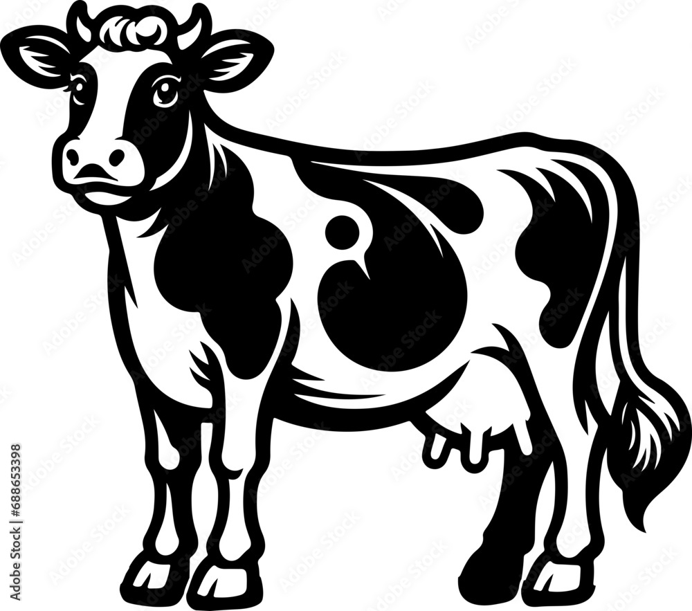Cow SVG, Cow Head SVG, Highland Cow SVG, Cow Spots svg, Cow Face svg, Layered Cow svg