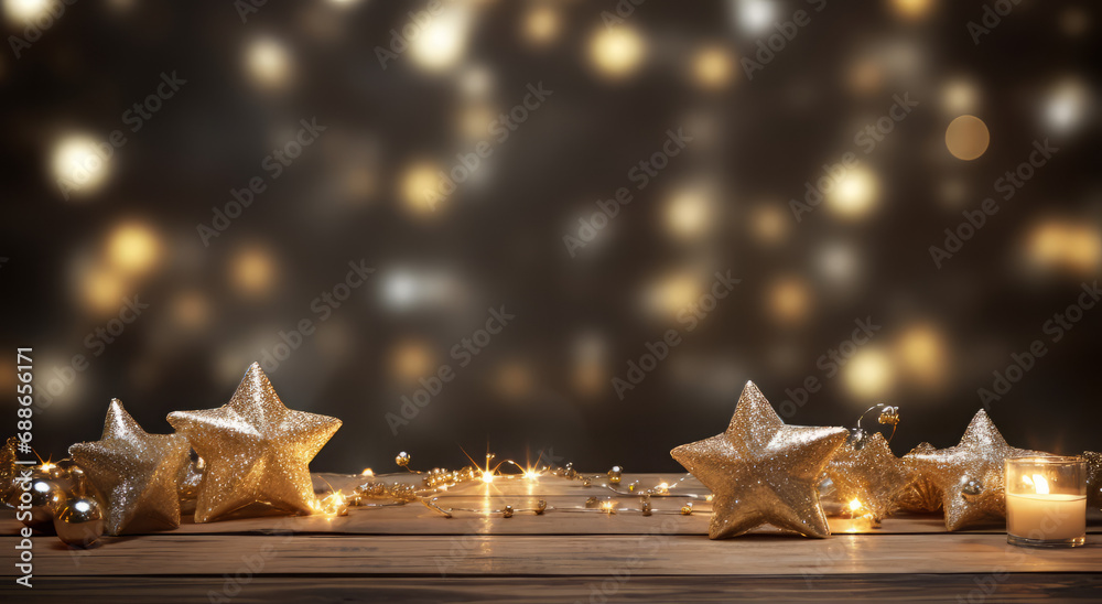 Beautiful Christmas tree decorated banner with blank space for text Beautiful Christmas tree decorated banner with blank space for text