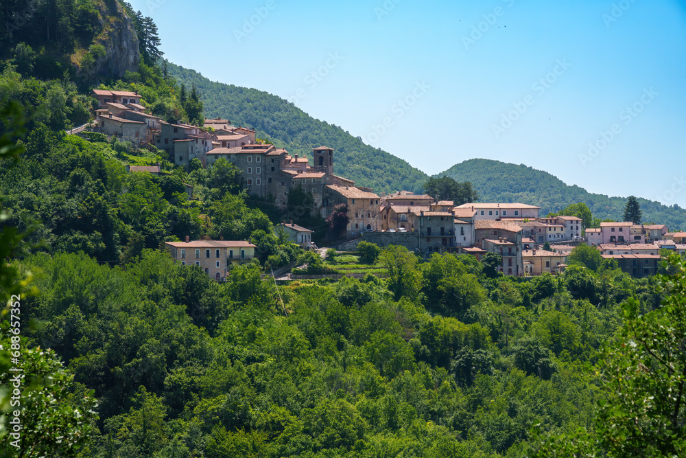 Petrella Salto, old village in Rieti province