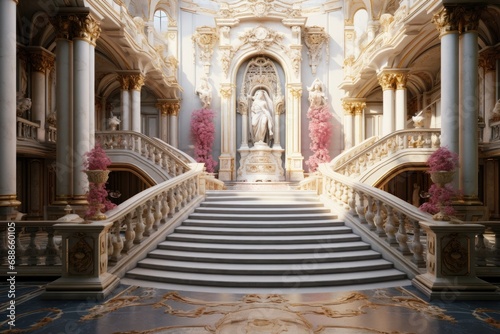 Sophisticated Baroque fairytale castle: Interiors decorated with sumptuous carpets and exquisite details © ЮРИЙ ПОЗДНИКОВ