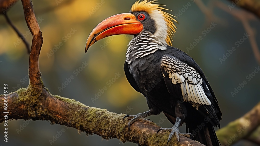 Obraz premium hornbill in the forest