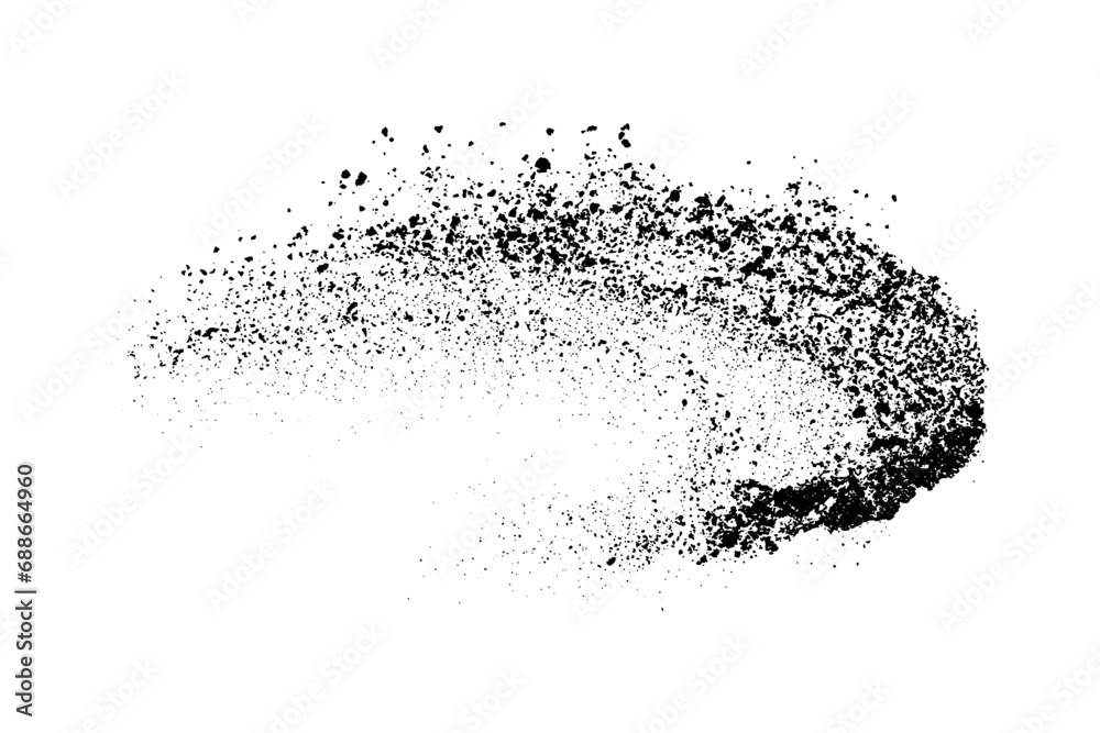 Splash drop black ink. Grunge texture background. Vector illustration. Design elements. Splash drop black ink. Grunge texture background. Vector illustration. Design elements.
