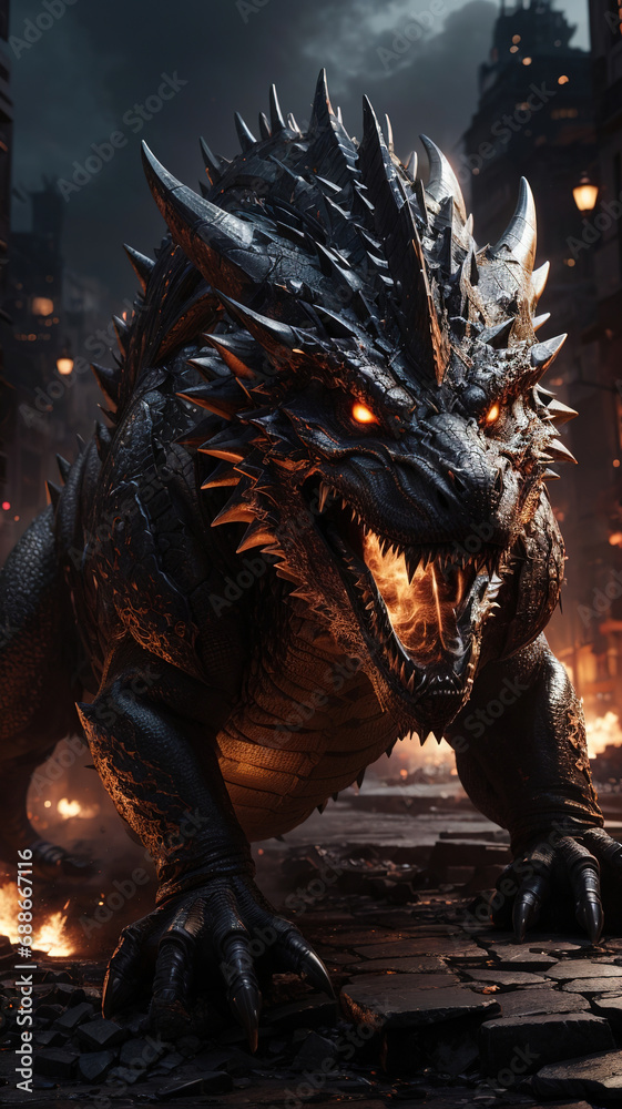 Fototapeta premium Dragons