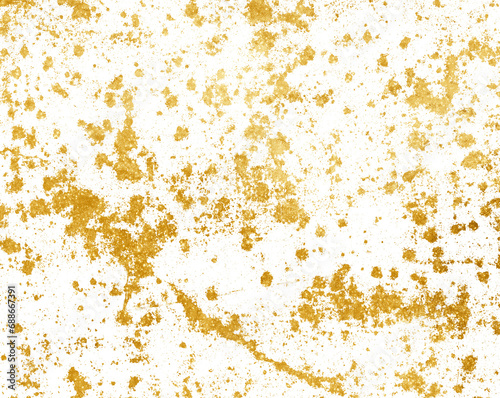 gold grunge on transparent background