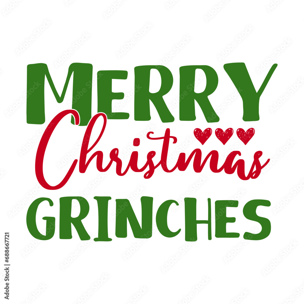 Merry Christmas Grinches Svg