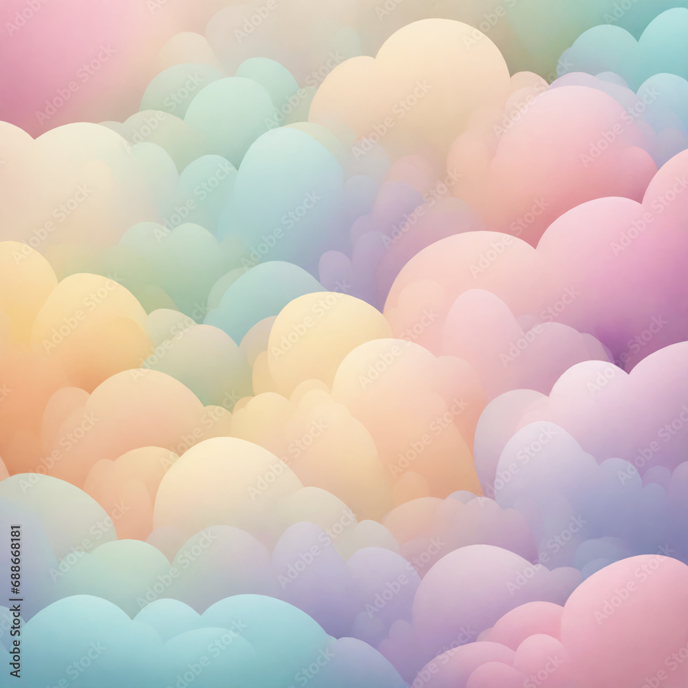 colorful clouds background