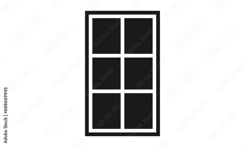 Window Logo Template Vector Window Logo Template Vector