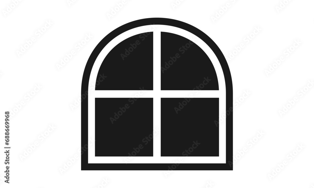 Window Logo Template Vector Window Logo Template Vector