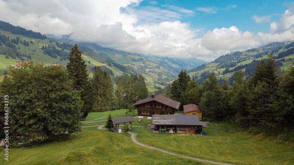 Adelboden is a municipality in the district of Frutigen-Niedersimmental in the canton of Bern in Switzerland.