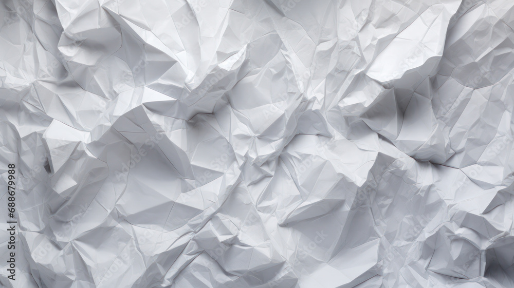 Obraz premium White paper with crumpled effect