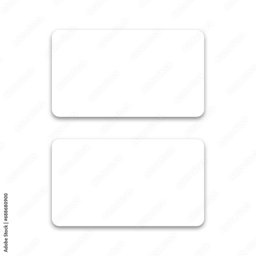 Blank business card template mockup image Blank business card template mockup image
