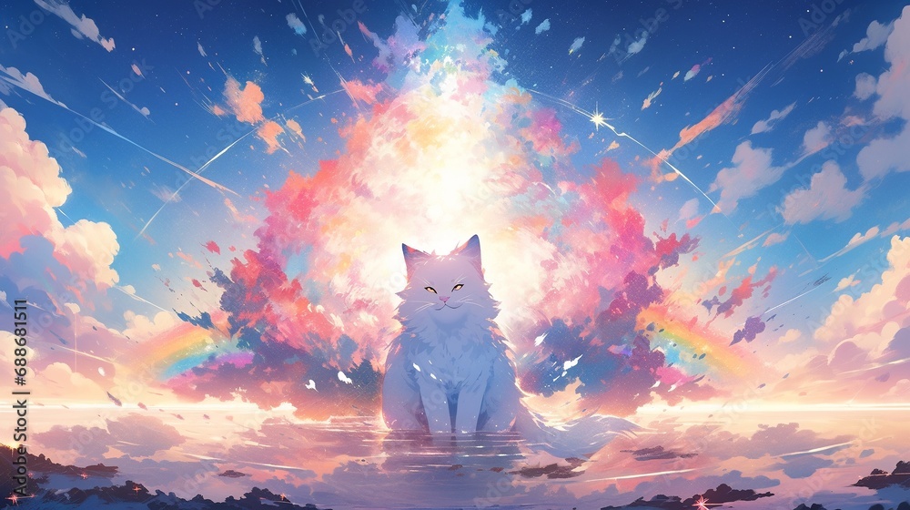 Rainbow Reincarnation: The Spiritual Journey of Cat After Death in a ...