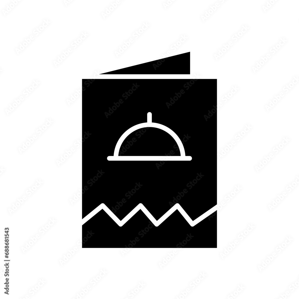 Fototapeta premium ice glyph icon