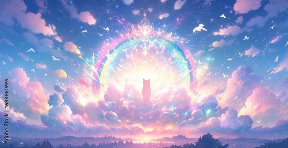 Rainbow Reincarnation: The Spiritual Journey of Cat After Death in a ...