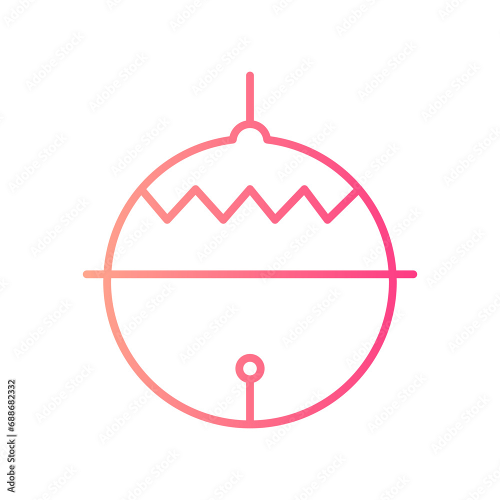 Obraz premium ball gradient icon